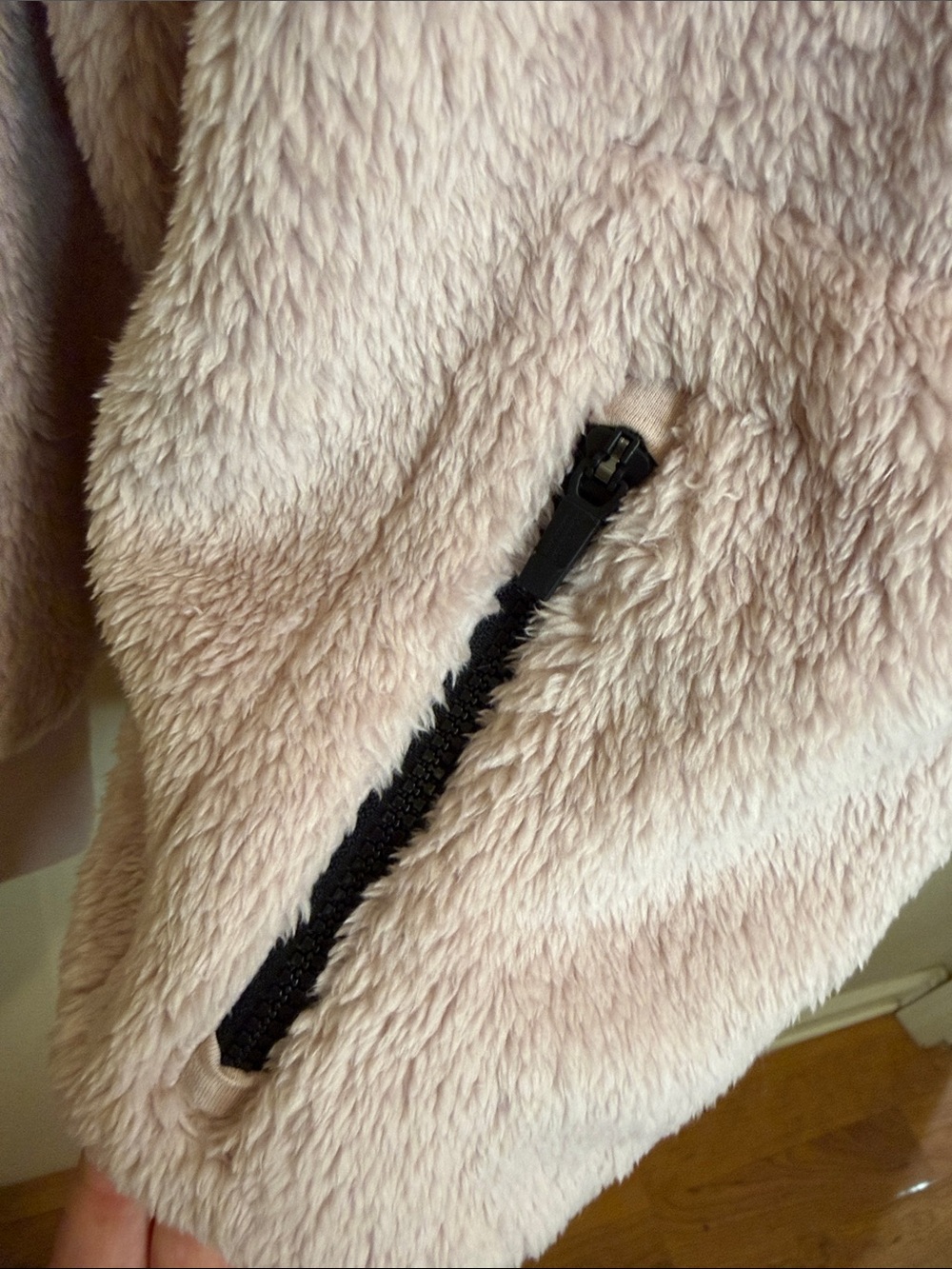 Calvin Klein Performance Cozy Plush Hooded Jacket - Pink - Picture 4 of 5